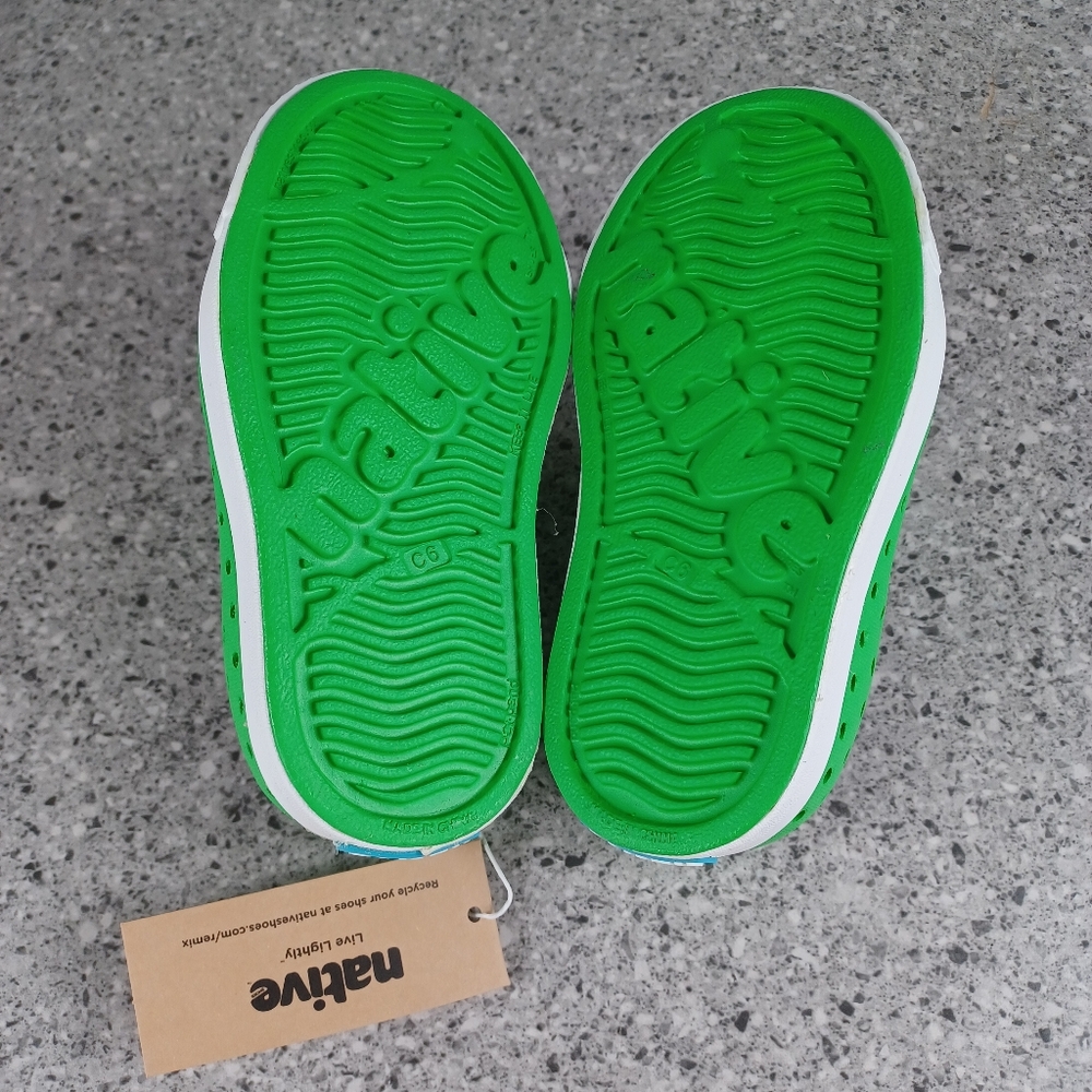 NATIVE Shoes Green Kids Toddler Jefferson Slip-On Shoes - Picture 4 of 8